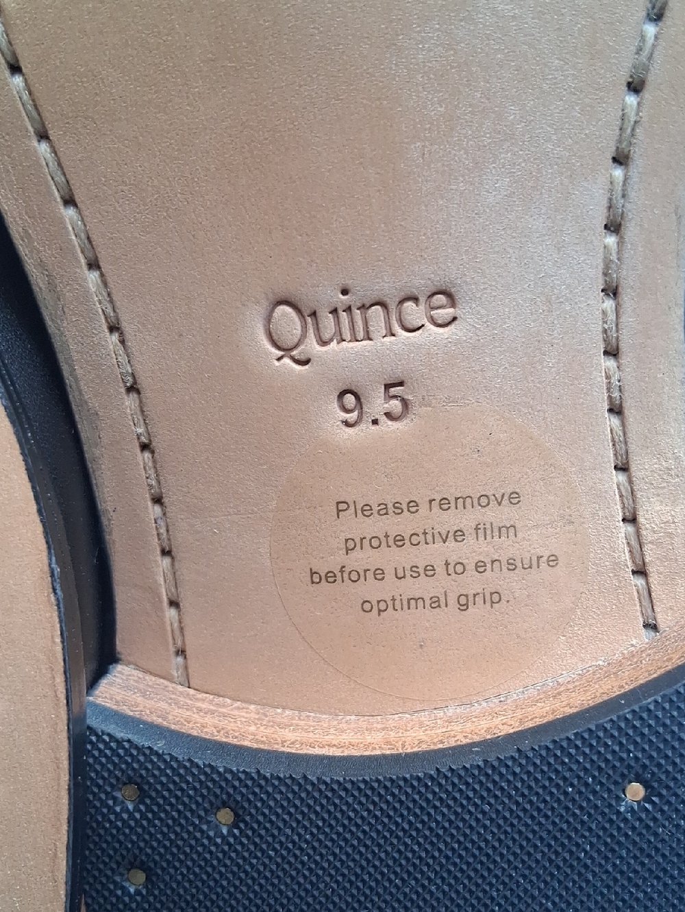 Quince Calfskin Leather Penny Loafer Black 9.5 - Picture 7 of 11